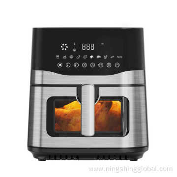 Modern Square Plastic Steel Air Fryer with Digital Touch Screen